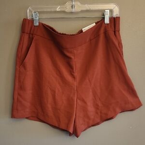 NWT Nine West High Waist Rust Shorts